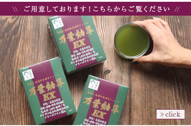 済陽式 万葉効草EX 30包(青汁 乳酸菌 酵素ドリンク 国産 済陽高穂