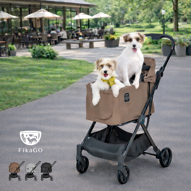 FikaGO LITE フィカゴー ライト(ペットカート 折りたたみ 小型犬 多頭