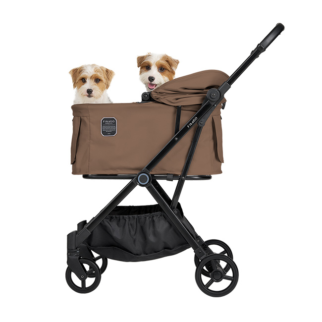 FikaGO LITE フィカゴー ライト(ペットカート 折りたたみ 小型犬 多頭