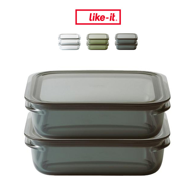 リッチェル コランダー＆バット レクタングル フタ付 M・Lセット(ザル