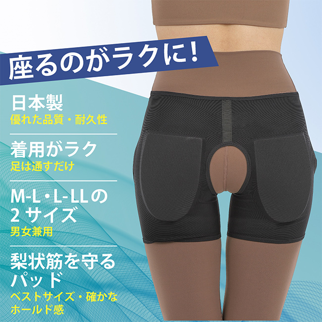 坐骨新ケアサポーター(坐骨神経痛 サポーター グッズ 対策 坐骨 神経痛