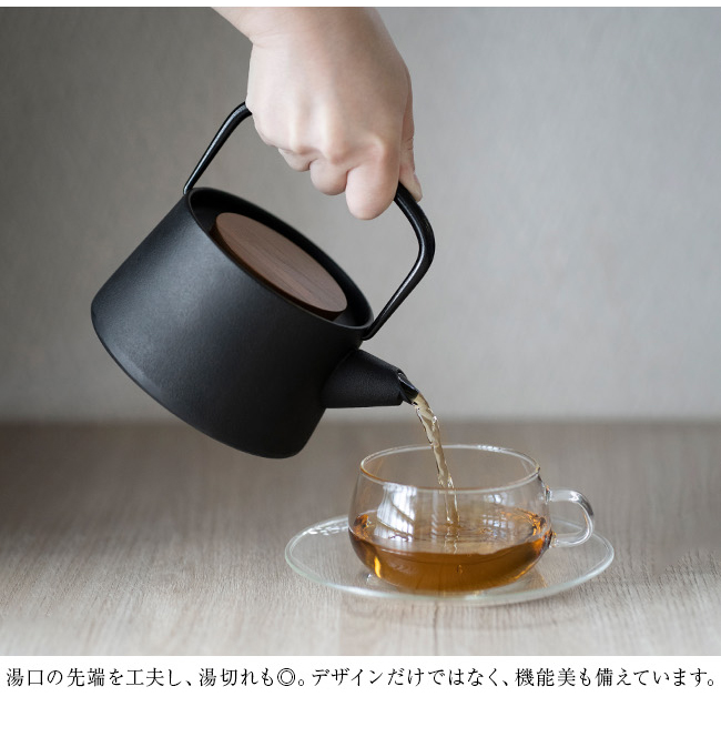 tetu 急須(南部鉄器 急須 日本製 おしゃれ 茶器 シンプル デザイン 