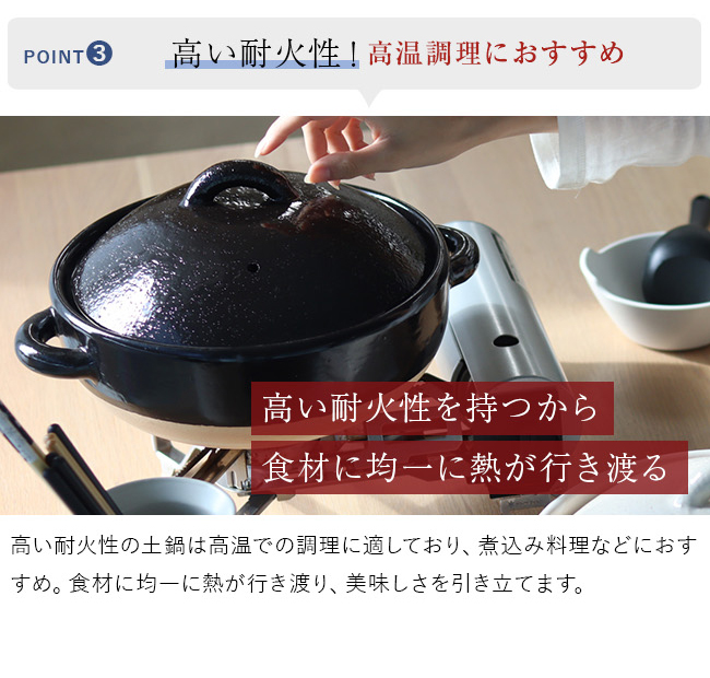 TOJIKI TONYA トウジキトンヤ 伊賀焼 伊賀土鍋 8号(土鍋 日本製 鍋