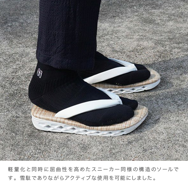 YAMATO KOBO cross パナマメッシュ生成天板 白花緒 白ソール PANAMA