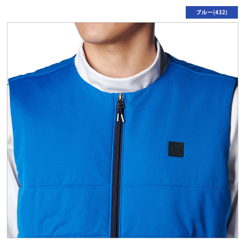 Under Armour ゴルフ用ベスト XL ブルー Under Armour ゴルフ用ベスト