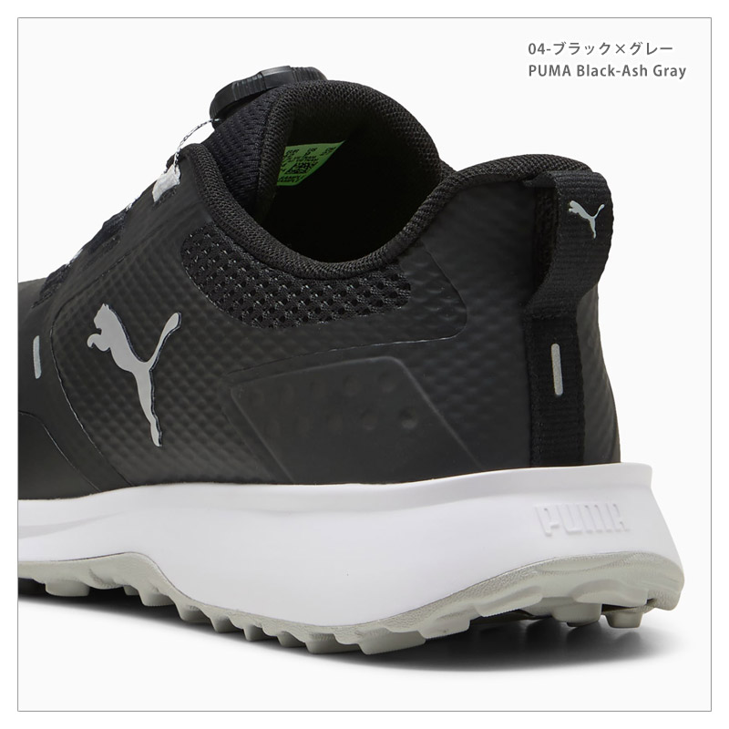 Puma ゴルフシューズ グレー/グリーン 楽天市場】プーマ ゴルフシューズ メンズ グリップ フュージョン