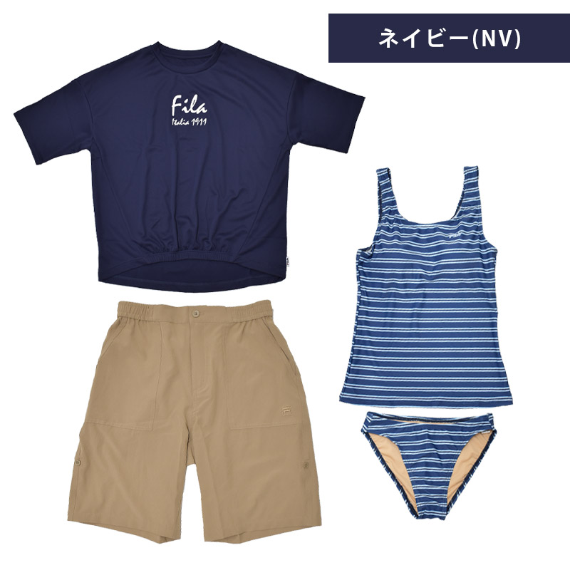 フィラ　水着　セット　未使用　半袖　FILA 楽天市場】残りわずか 送料無料 レディース 水着 セット FILA