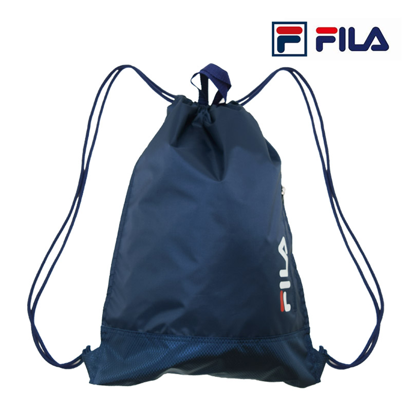 品質満点 FILA ナップサック デイパック ロゴ柄 ナップザック プール