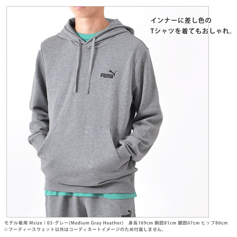 PUMA（プーマ） スウェット メンズ ESS SMALL NO. 1 LOGO HD TR