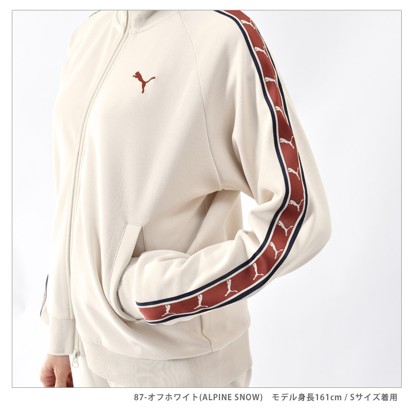 PUMA プーマ ジャージ レディース トラックジャケット ESS ELEVATED テープトラック JKT エッセンシャル MIX CLOTH 693757 S M L XL 送料無料_11