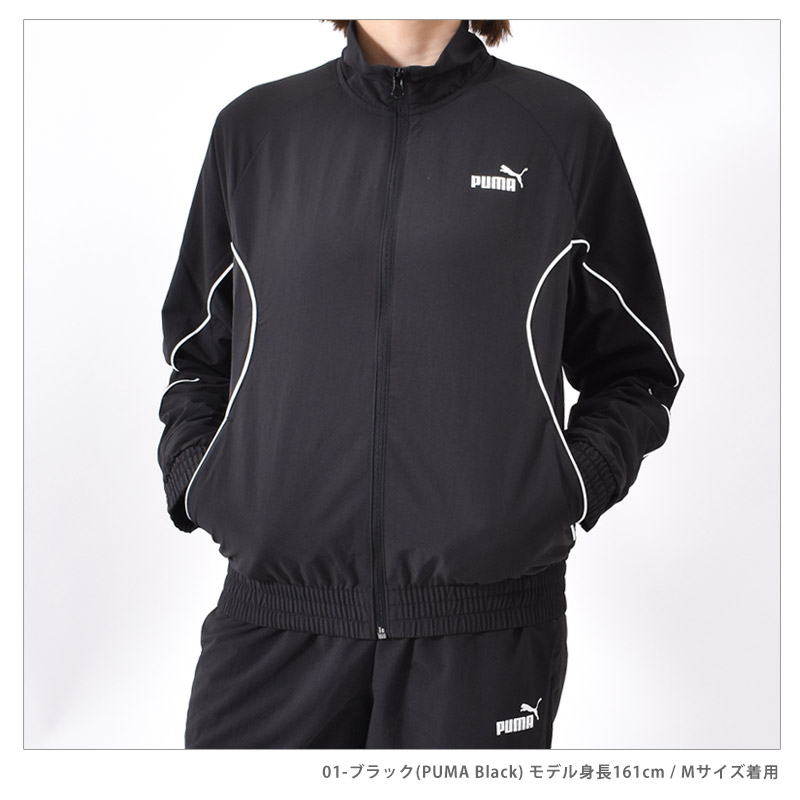 【新品未使用】プーマPUMA ジャージ　上下セット　XL ウインドブレーカー PUMA（プーマ） ウインドブレーカー トラックスーツ レディース 上下