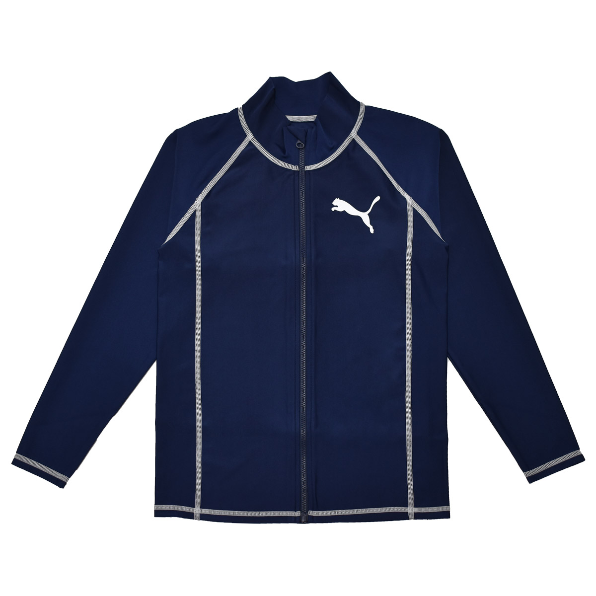 PUMA（プーマ） キッズ スイム フルジップ 長袖 ラッシュガード 男子