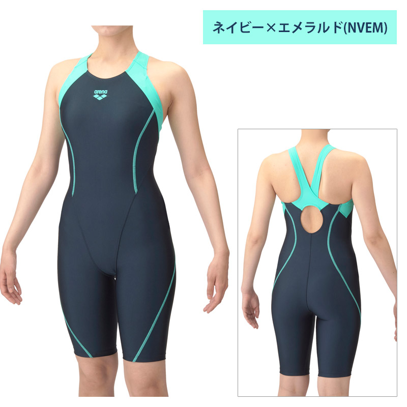 ASICS/ARENA 競泳水着 5点セット アリーナ レディース 競泳練習用水着 arena AS5SWM06L : 水泳