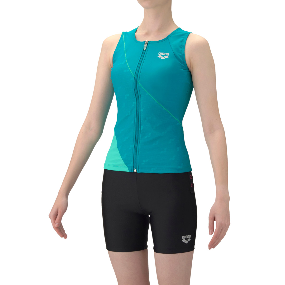 RAN　セパレート水着 アリーナ（arena） フィットネス水着 レディース すらっとセパ LAR