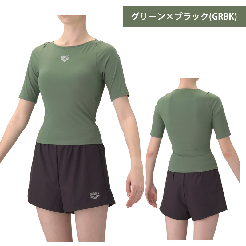アリーナ（arena） フィットネス水着 レディース 半袖 フィットネス