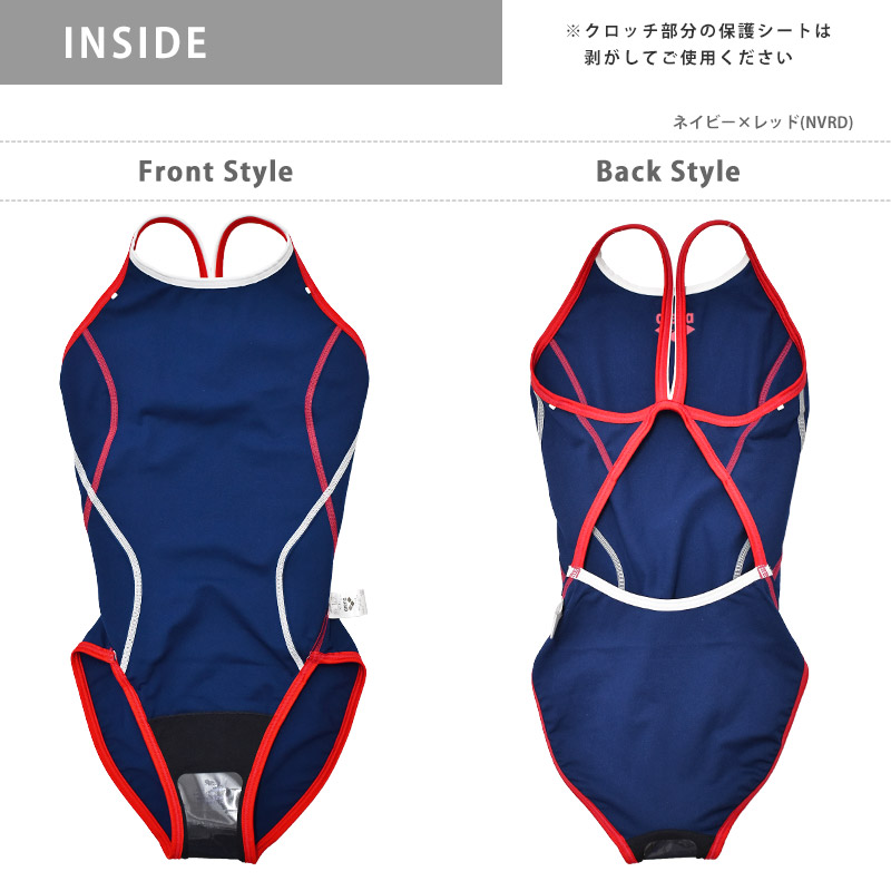 arena ネイビー 競泳水着 アリーナ（arena） 競泳水着 練習用 レディース トレーニング