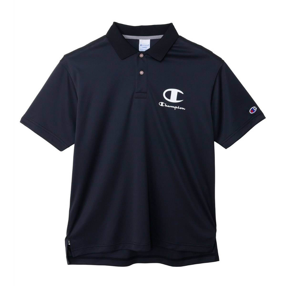 値下げ 送料無料 Champion GOLF チャンピオン ゴルフ メンズ ポロシャツ 半袖 ゴルフウェア 速乾 UVカット ゴルフシャツ Tシャツ C3-BG321 M L XL メール便 | Champion | 02
