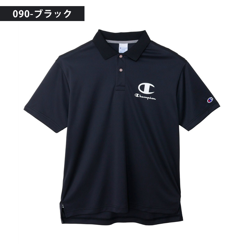 値下げ 送料無料 Champion GOLF チャンピオン ゴルフ メンズ ポロシャツ 半袖 ゴルフウェア 速乾 UVカット ゴルフシャツ Tシャツ C3-BG321 M L XL メール便 | Champion | 13