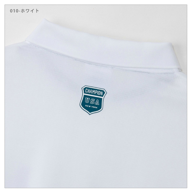 値下げ 送料無料 Champion GOLF チャンピオン ゴルフ メンズ ポロシャツ 半袖 ゴルフウェア 速乾 UVカット ゴルフシャツ Tシャツ C3-BG321 M L XL メール便 | Champion | 08
