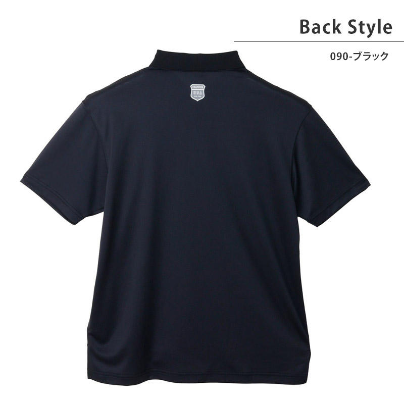 値下げ 送料無料 Champion GOLF チャンピオン ゴルフ メンズ ポロシャツ 半袖 ゴルフウェア 速乾 UVカット ゴルフシャツ Tシャツ C3-BG321 M L XL メール便 | Champion | 11