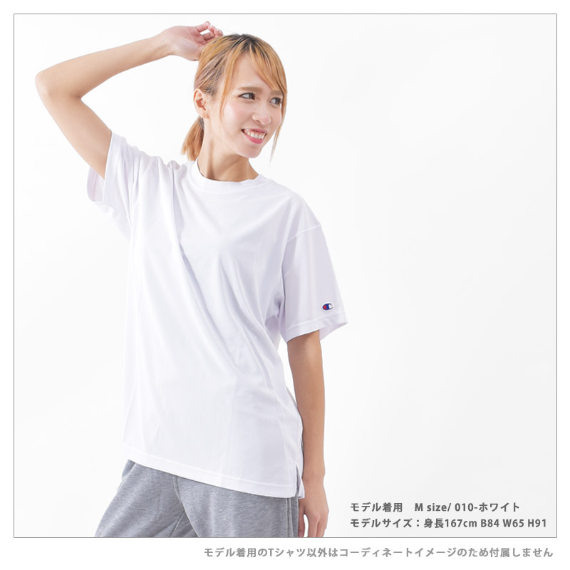 チャンピオン Tシャツ 速乾 抗菌 防臭 半袖 トップス クルーネック スポーツウェア ランニング インナー 男女兼用 C3-XS395 23FW Champion ネコポス発送｜kireistore｜13