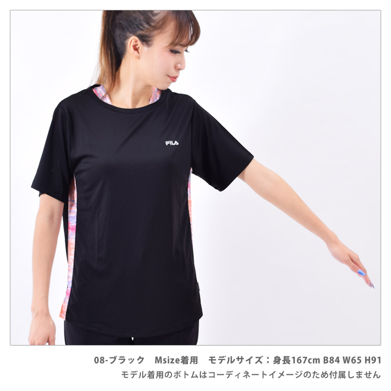 値下げ FILA フィラ レディース 半袖 Tシャツ ランニングウェア