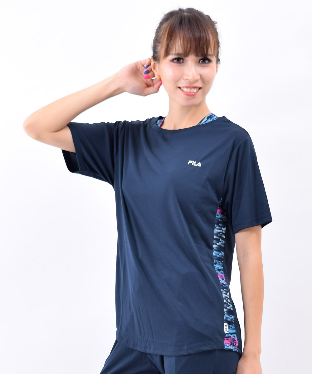 値下げ FILA フィラ レディース 半袖 Tシャツ ランニングウェア