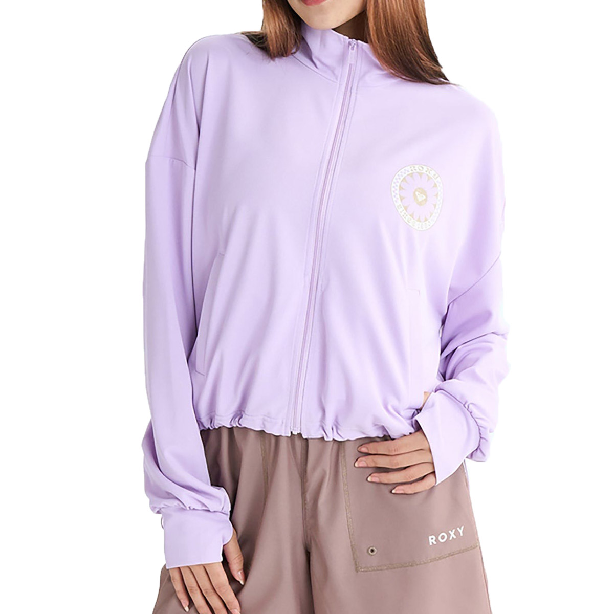 ラッシュガードROXY ラベンダー 長袖トップス ラッシュガードROXY ラベンダー 長袖トップス ROXY ラッシュ