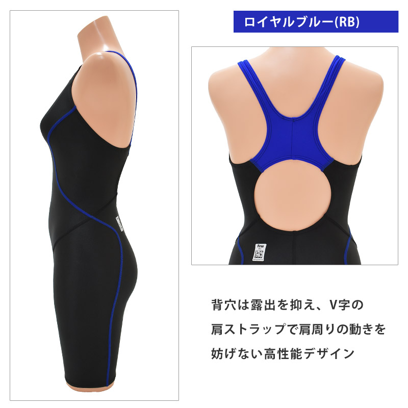 送料無料 speedo スピード レディース 水着 競泳水着 フィットネス水着 オールインワン フレックスシグマカイセミオープンバックニースキン  SCW12303F ネコポス