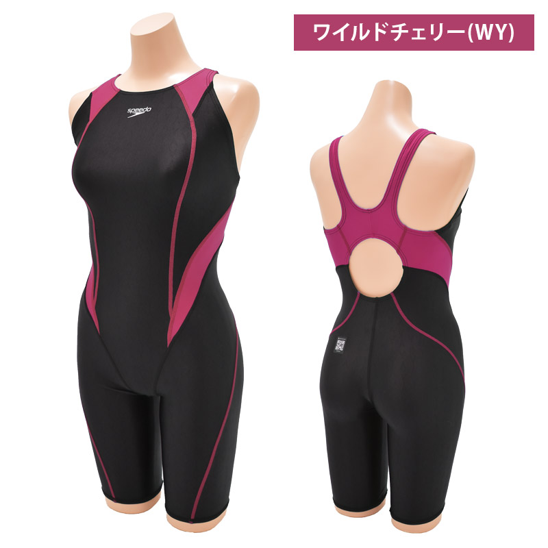 値下げ 送料無料 speedo スピード レディース 競泳水着 ウィメンズニースキン オールインワン 水着 FINA承認 フレックスシグマカイ SCW12404F 24SS ネコポス｜kireistore｜12