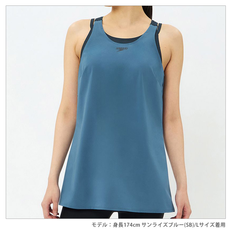 speedo（スピード） エアパロング レディース 水着 フィットネス水着