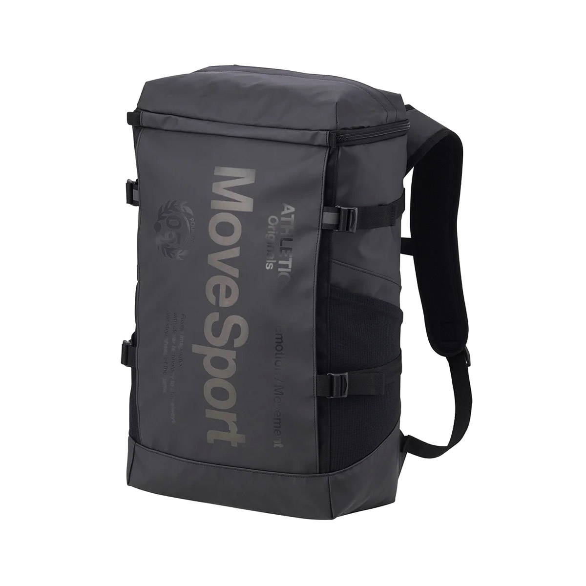 DESCENTE デサント スクエアバッグ３０ ブラックｘブラック F ST5SBP30U BKBK | スポーツ バック リュックサック バックパック リュック ムーブスポーツ デイパック ポリエステルオックス クッション性 キーフック ペンホルダー メッシュポケット 再帰反射 MOVESPORT 値下げ 送料無料 DESCENTE デサント スクエアバック 30L