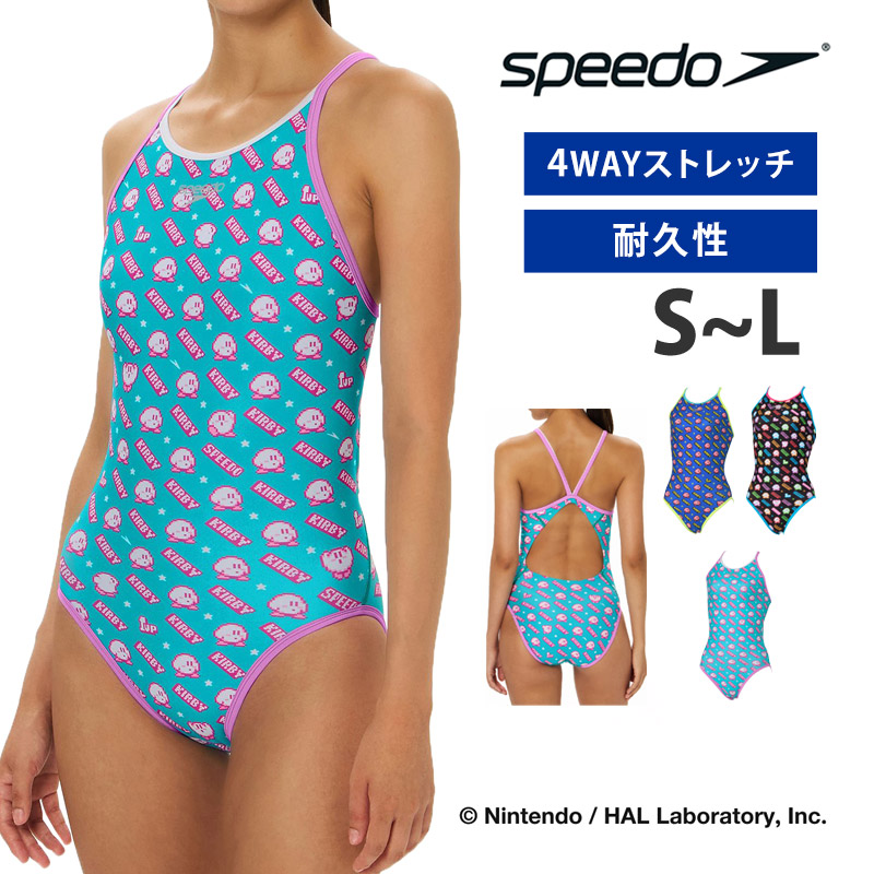 speedo（スピード） 競泳水着 練習用 レディース カービィ1アップ