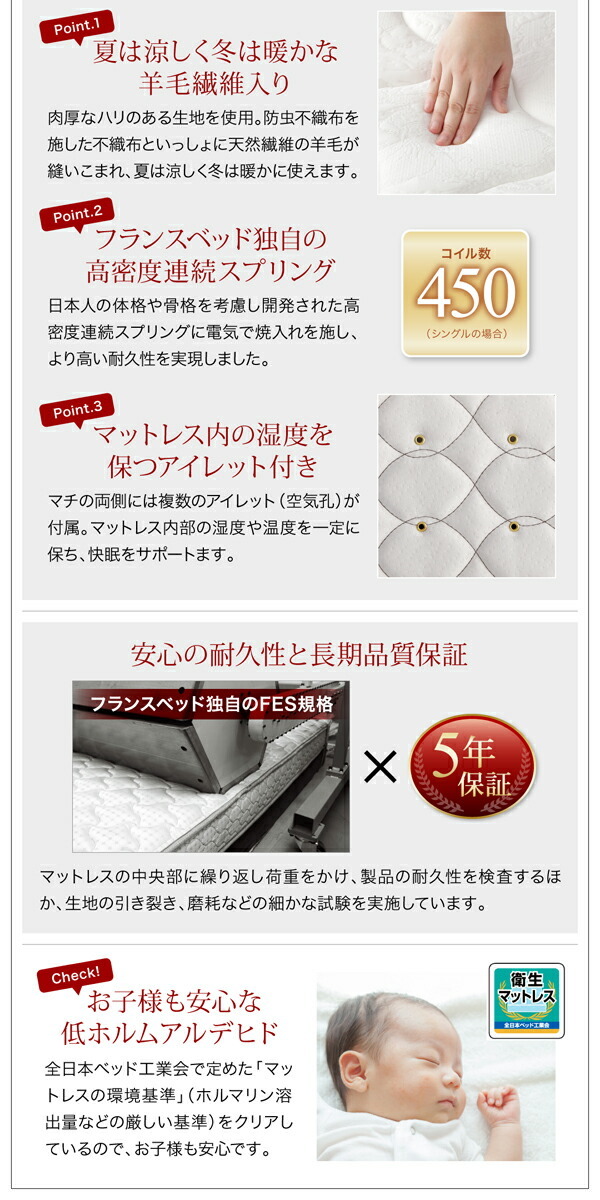 組立設置付〕棚・収納付 大型ベッド 〔セドリック 組立設置付〕棚・収納付 大型ベッド 〔セドリック