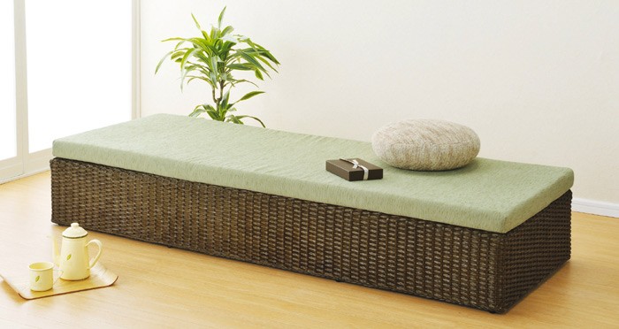  rattan ( rattan ) bed & bench Y-923B