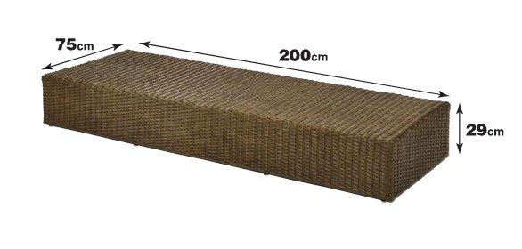  rattan ( rattan ) bed & bench Y-923B