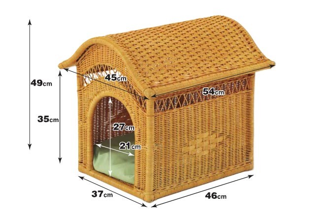  rattan ( rattan ) pet house R283_size