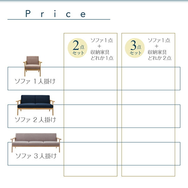 北欧モダン 木肘ソファ リビングファニチャーシリーズ 〔Furnina