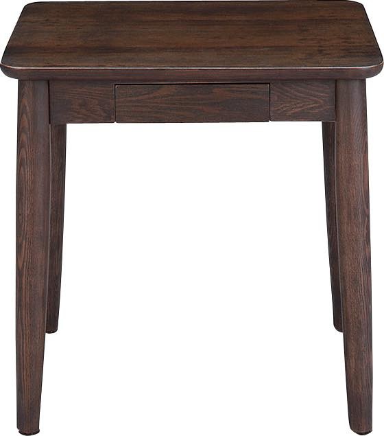 東谷 サイドテーブル 木製 単品 天然木 W50×D40×H49cm HOT-334 モタ