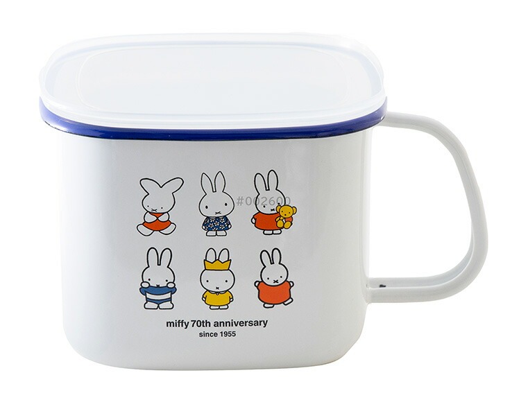 ◆まふぃん◆ 富士ホーロー 味噌 容器 味噌ポット ミッフィー70周年シリーズ