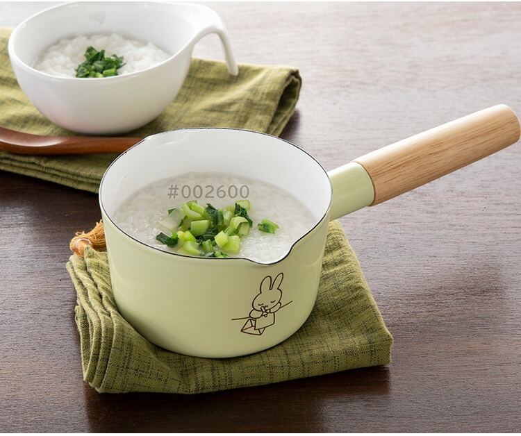 富士ホーロー 公認商品 片手鍋 12cm ミッフィー パステル 小さい