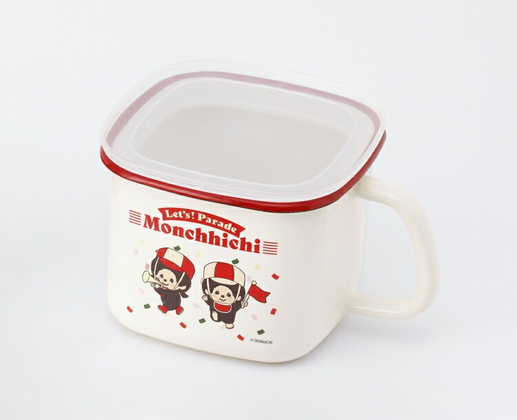 富士ホーロー 公認商品 味噌ポット モンチッチ レッツ！パレード 味噌