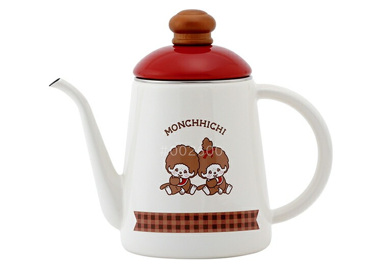 富士ホーロー 公認商品 ドリップポット 1.0L 北欧 FUJIHORO モンチッチ
