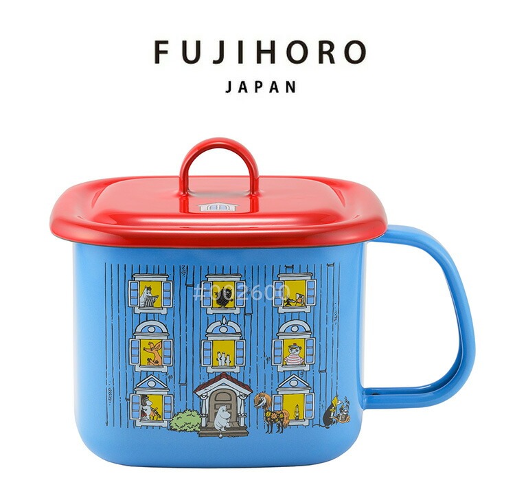 富士ホーロー 公認商品 ムーミン キューブクック 味噌ポット 1.5L 味噌