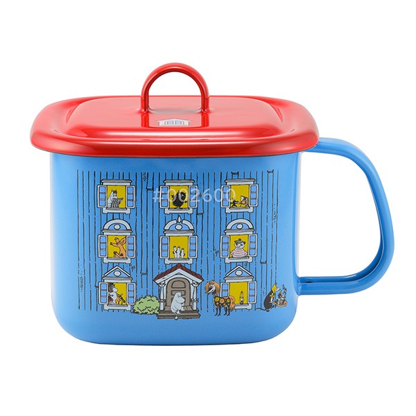 富士ホーロー 公認商品 ムーミン キューブクック 味噌ポット 1.5L 味噌