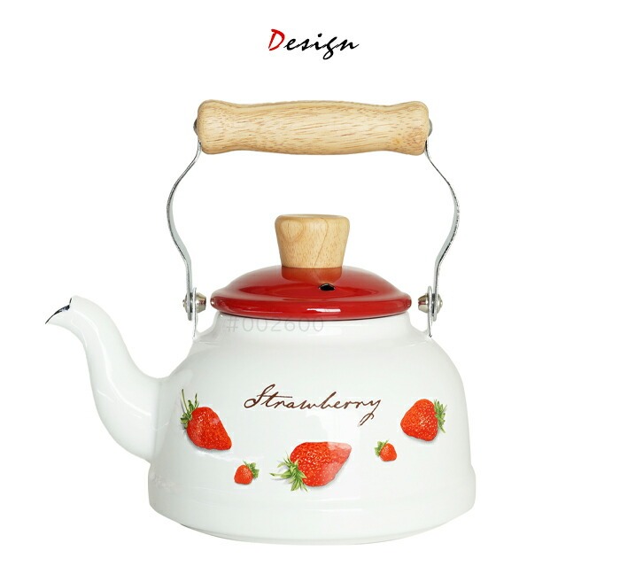 富士ホーロー 公認商品 小さい やかん 1.6L IH対応 北欧 琺瑯 ih