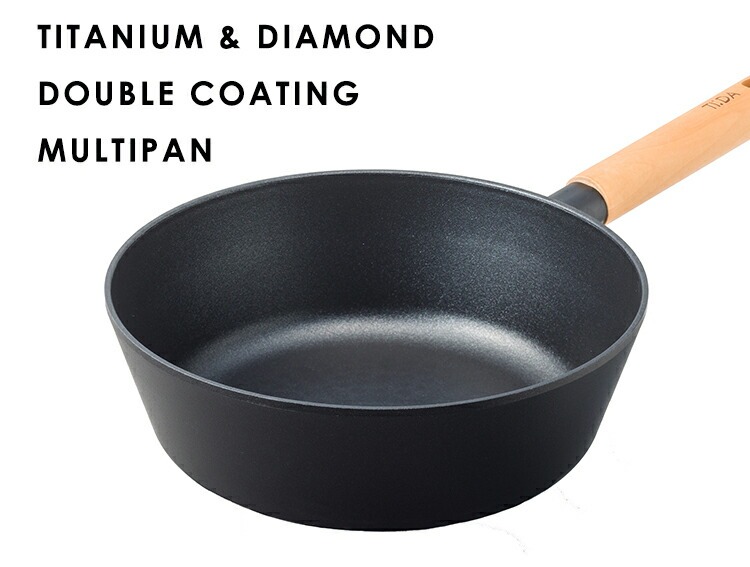 apide（アピデ） 片手鍋 チタン＆ダイヤモンド コーティング TIDA