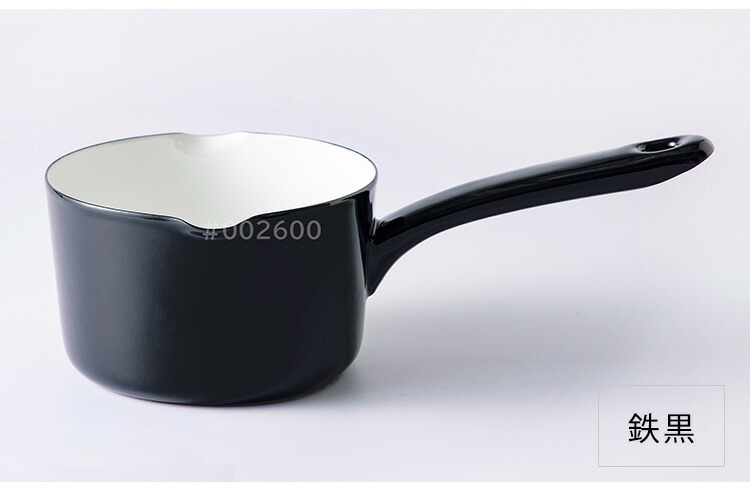 富士ホーロー 公認商品 片手鍋 12cm 小さめ ミルクパン 北欧 匠 たくみ