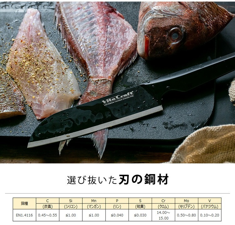 apide（アピデ） 爆買 包丁 ビタクラフト ペティナイフ ソリッドナイフ