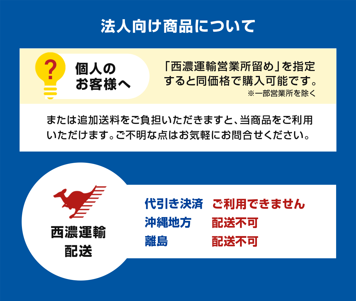 西濃運輸配送商品